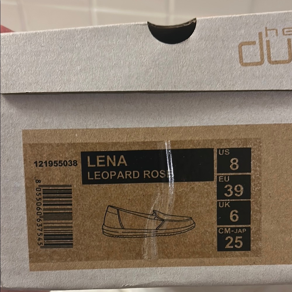 Hey Dude Women's Pink Leopard Flats size 8 - Picture 5 of 5